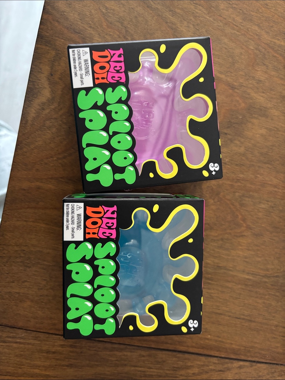 2 NeeDoh Spoot Splats - Factory Sealed NEW